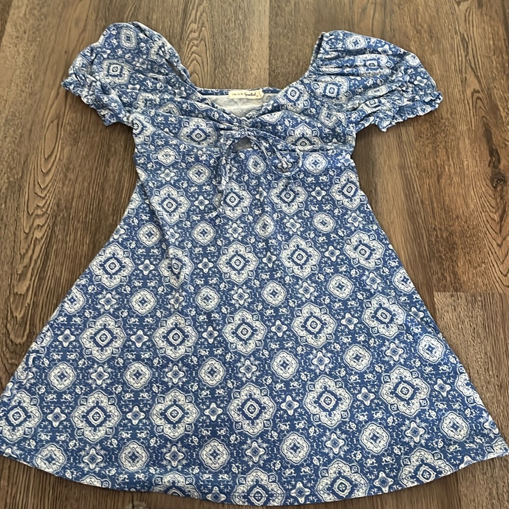 Paisley print dress